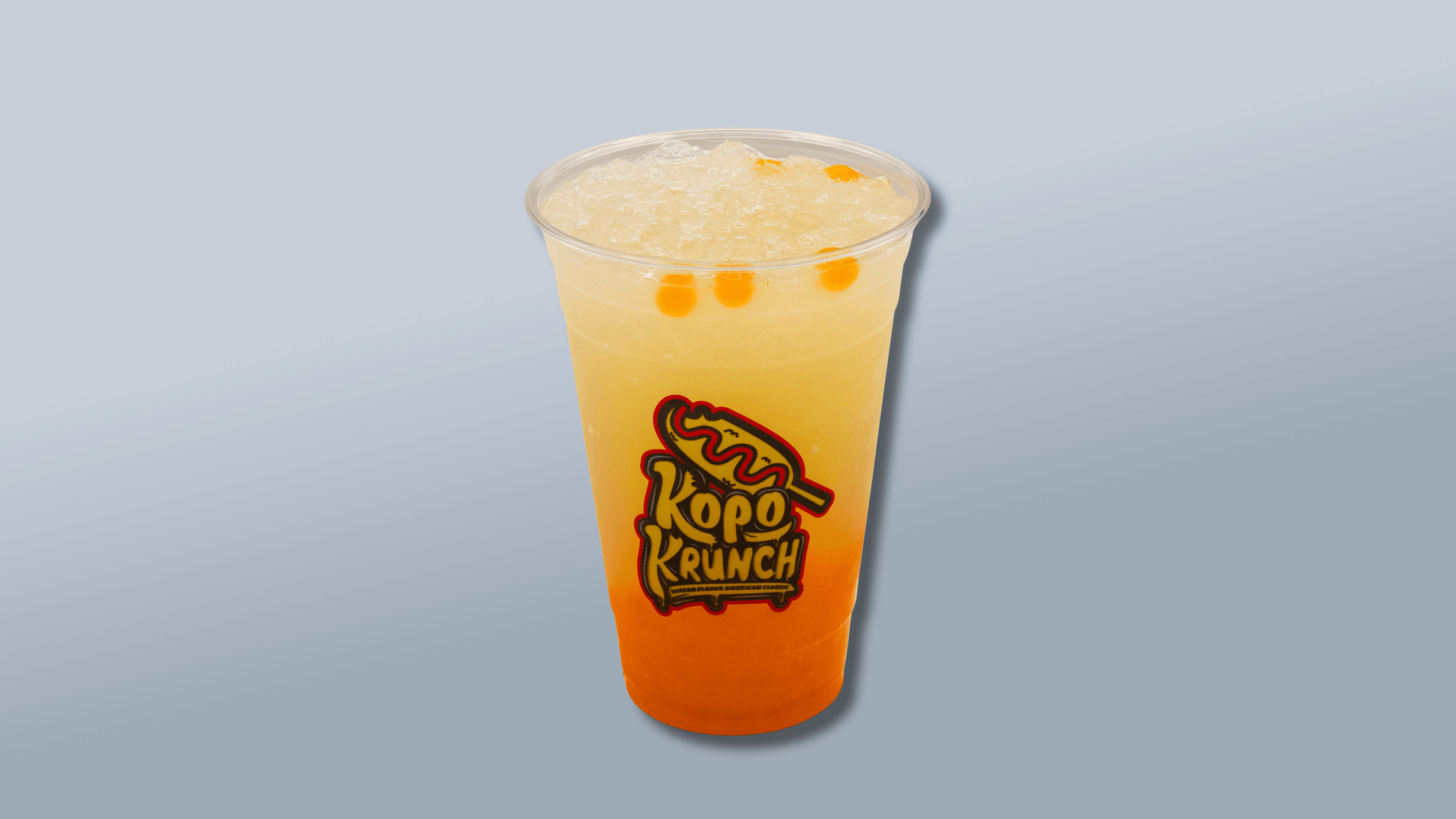 Fresh Mango Boba Lemonade